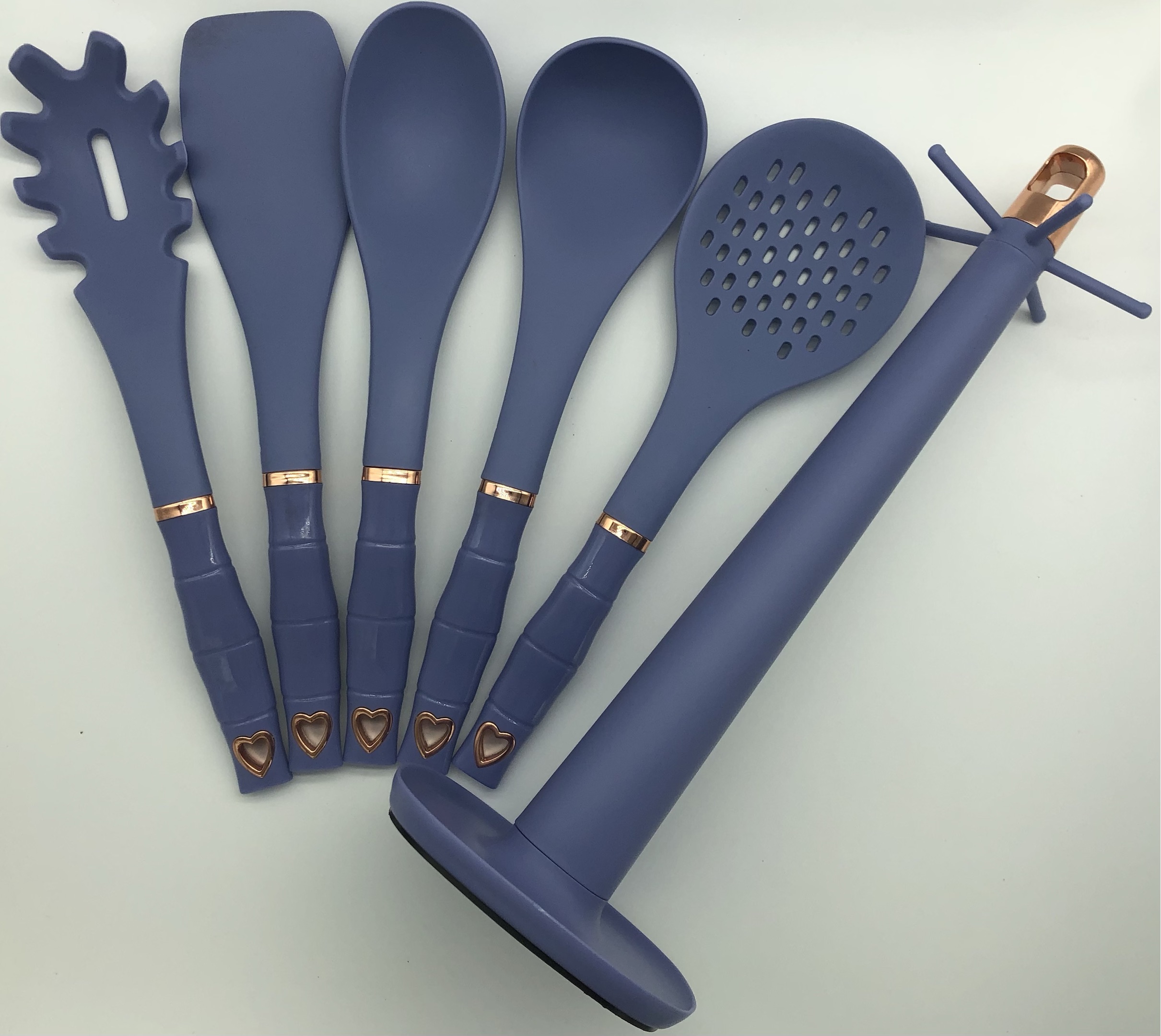 6-pieces silicone utensil set