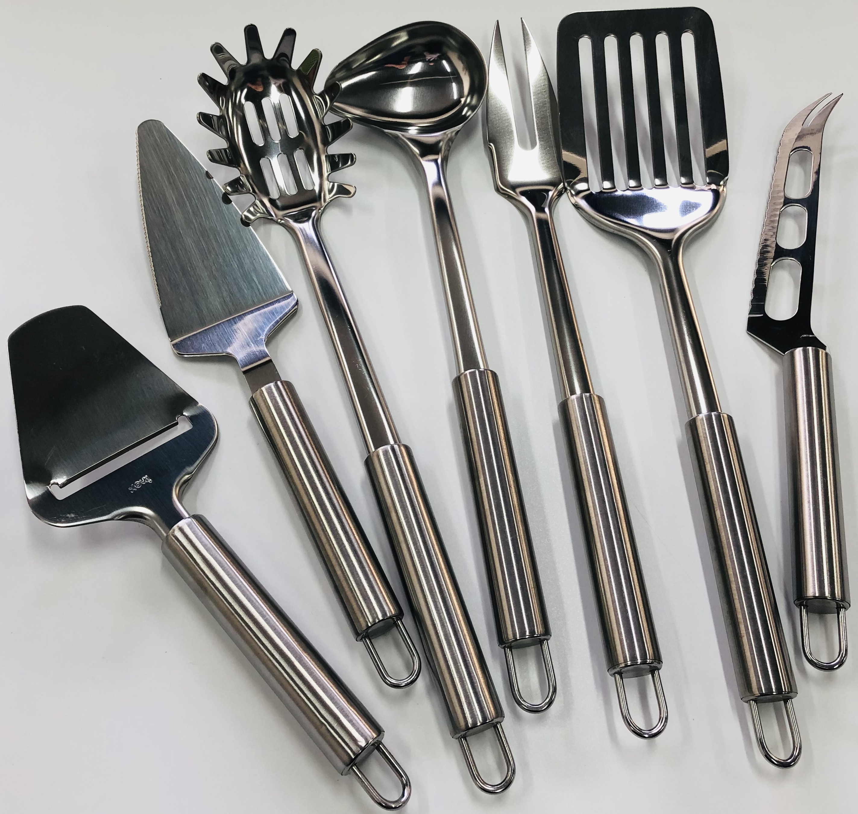 7-pieces stainless steel kitchen utensil set