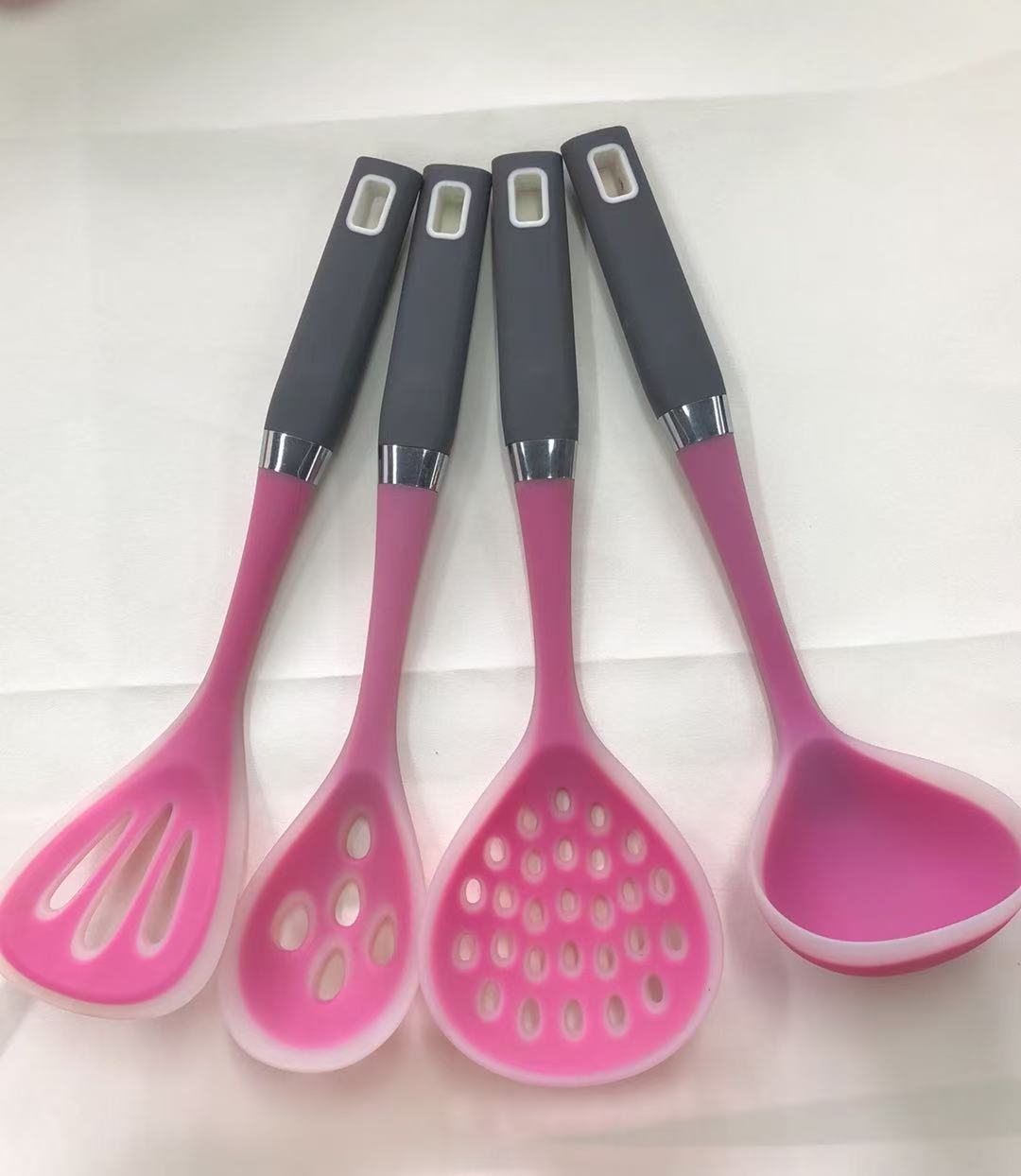 4-pieces silicone utensil set