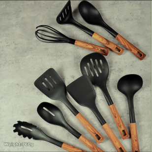9-pieces nylon utensil set