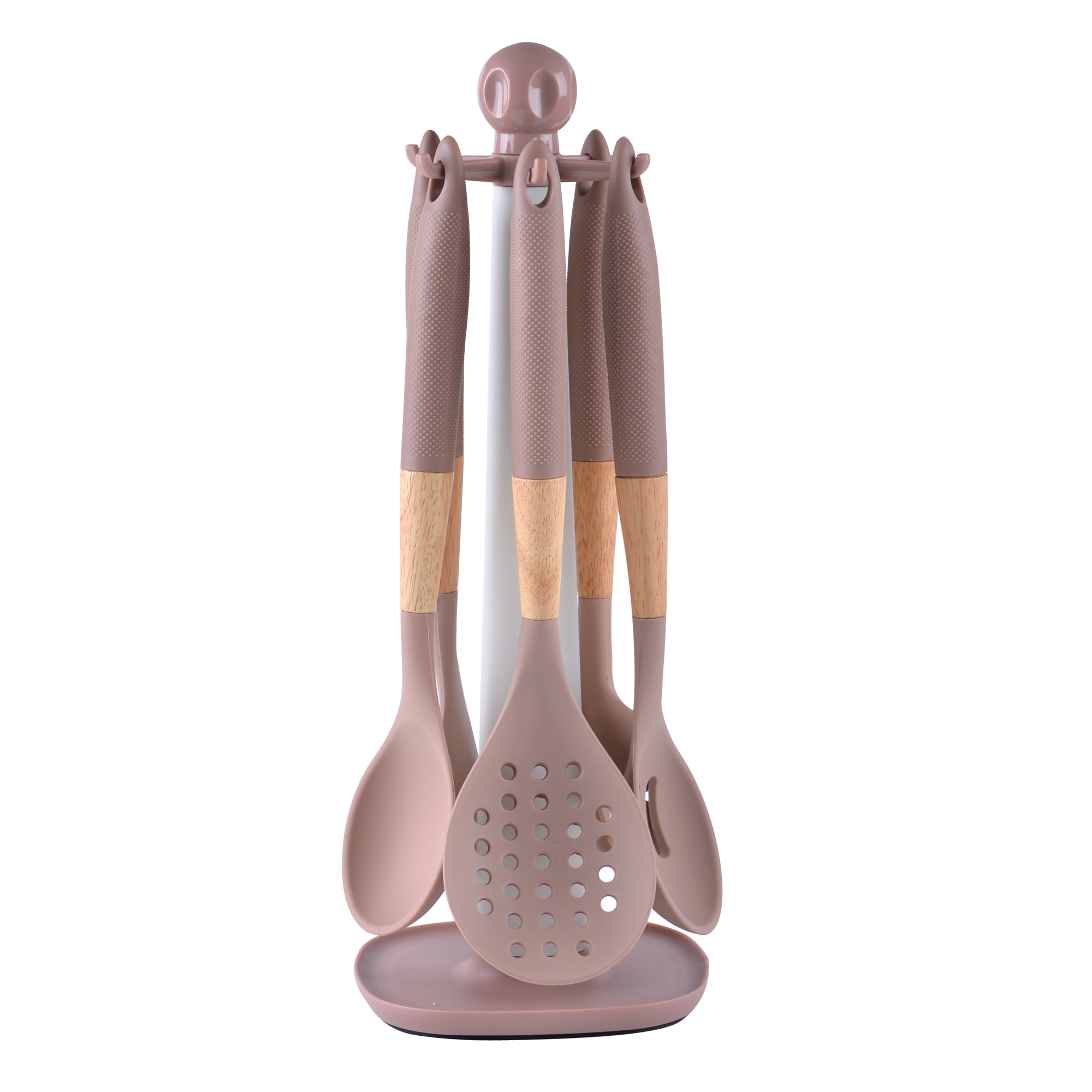 7-pieces silicone utensil set