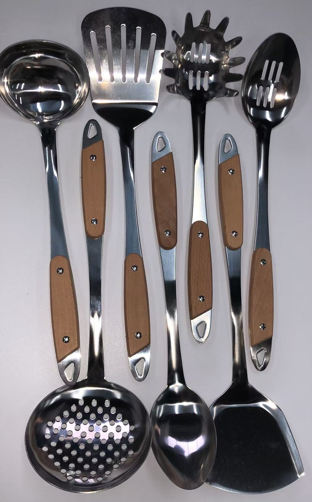 7-pieces stainless steel kitchen utensil set