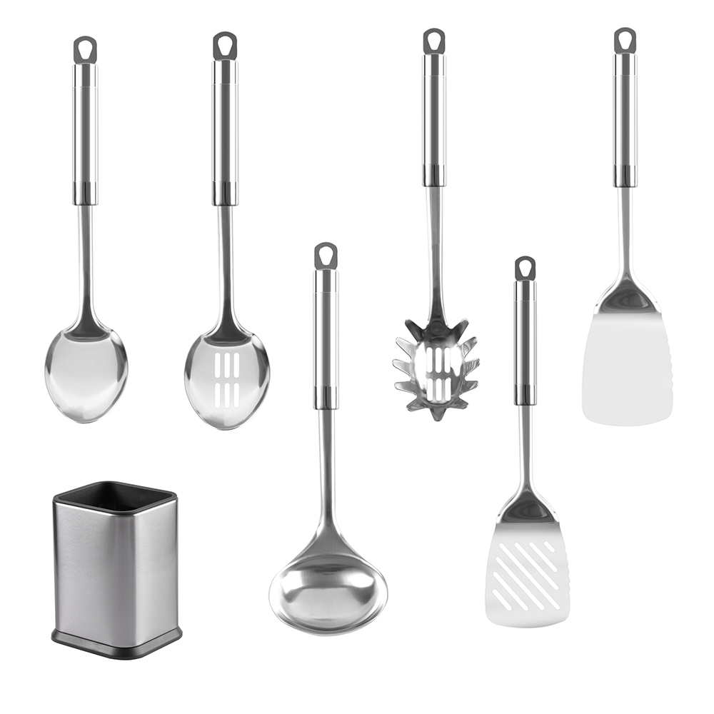 7-pieces stainless steel kitchen utensil set