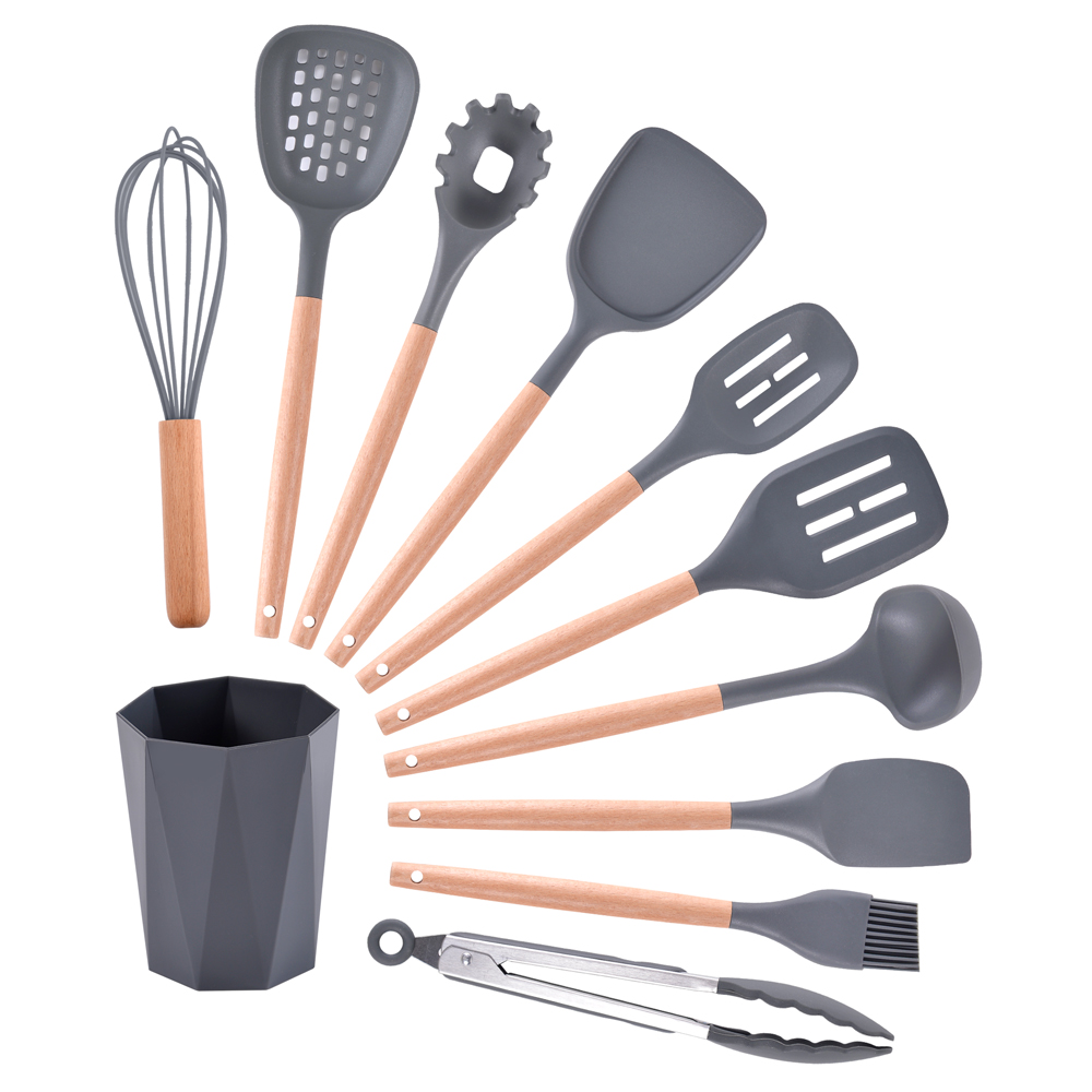 11-pieces silicone utensil set