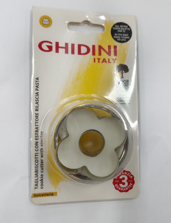 Flower-shaped pressing-type cookie mold