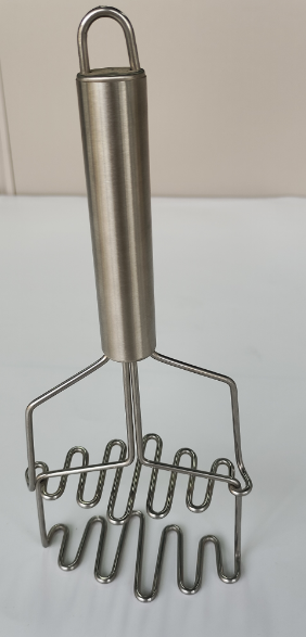Stainless steel potato masher